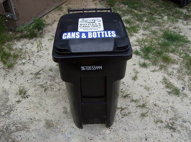 Cans and Bottles Recycle Bin