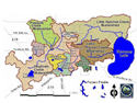 Watersheds map